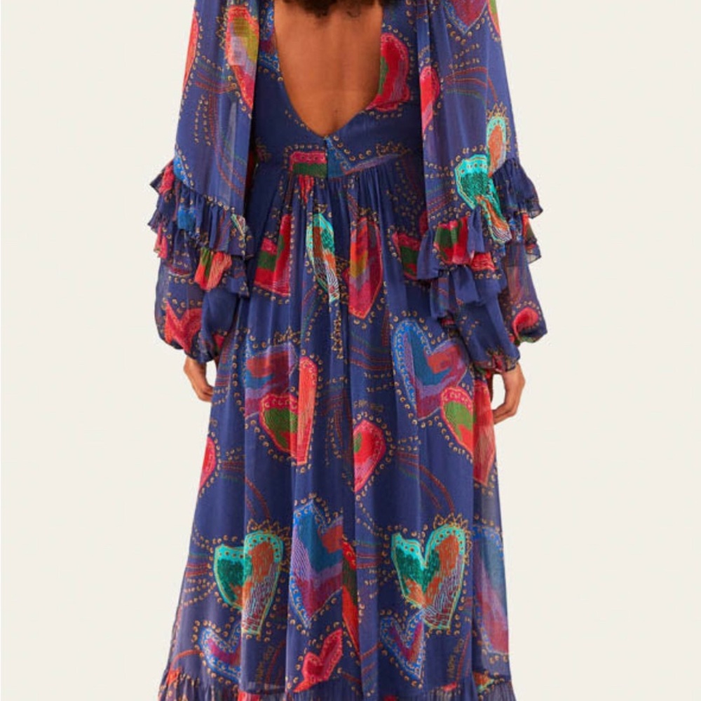 Farm Rio maxi dress size small new with tags - Picture 6 of 9